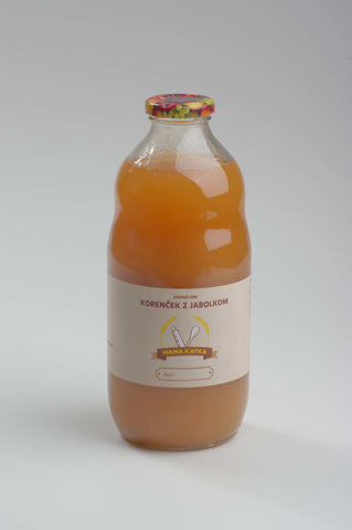 Domači sok korenček z jabolkom